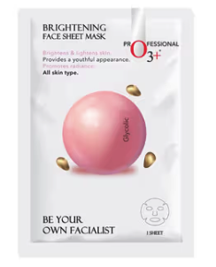 O3+ Facialist Brightening Face Sheet Mask With Glycolic